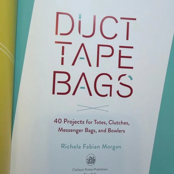 Duct Tape Bags Book Projects purse clutches how to crafts - Picture 7 of 10
